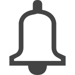 Bell O SVG Icon
